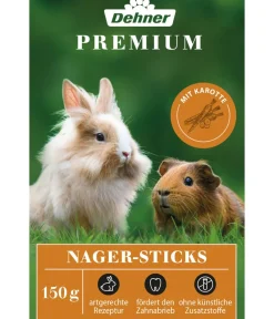 Dehner Premium Nagersnacks - Nager-Sticks, 3 x 150 g