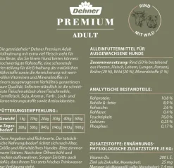 Dehner Premium Nassfutter Hund > Nassfutter für Hunde Adult