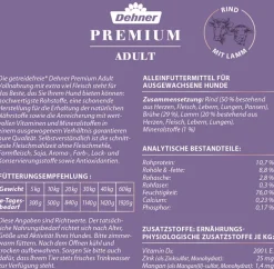 Dehner Premium Nassfutter Hund > Nassfutter für Hunde Adult