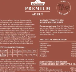 Dehner Premium Nassfutter für Hunde Adult Best