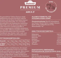 Dehner Premium Nassfutter Hund - Nassfutter für Hunde Adult