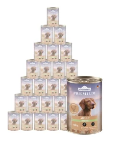 Dehner Premium Nassfutter Hund > Nassfutter für Hunde Junior, Rind mit Geflügel