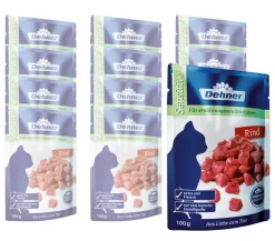 Dehner Premium Nassfutter Katze > Nassfutter für Katzen Sensitive, 12 x 100 g