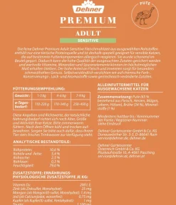 Dehner Premium Nassfutter für Katzen Sensitive, 12 x 100 g Best
