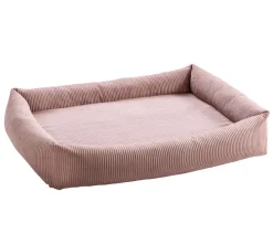 Dehner Premium Orthopädisches Hundebett Lakota, rechteckig, ca. B120/H23/T90 cm Rosa Outlet