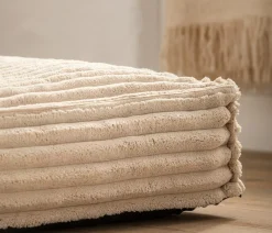Dehner Premium Betten & Kissen|Hundekissen - Orthopädische Hundematratze Sikari, rechteckig, ca. B100/H14/T70 cm Beige