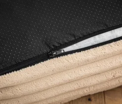 Dehner Premium Betten & Kissen|Hundekissen - Orthopädische Hundematratze Sikari, rechteckig, ca. B100/H14/T70 cm Beige