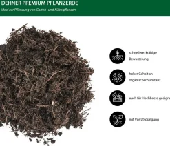 Dehner Torf & Blähton|Spezialerde > Premium Pflanzerde, 40 l