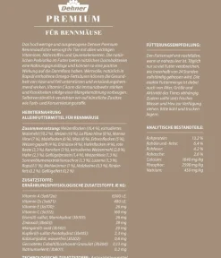Dehner Premium Kleintierfutter - Rennmausfutter, 750 g