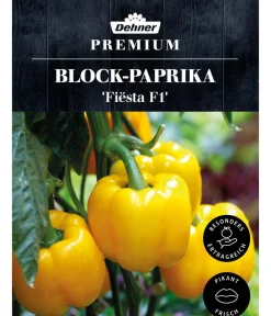 Dehner Gemüsesamen - Premium Samen Block-Paprika 'Fiësta F1'