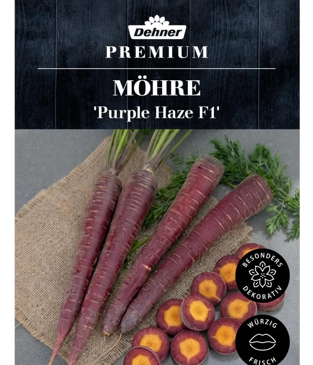 Dehner Premium Samen Möhre 'Purple Haze F1' Sale