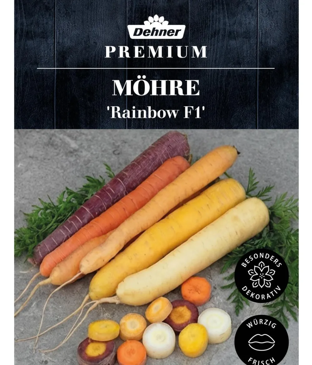 Dehner Premium Samen Möhre 'Rainbow F1' Clearance