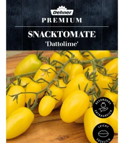 Dehner Gemüsesamen - Premium Samen Snacktomate 'Dattolime'