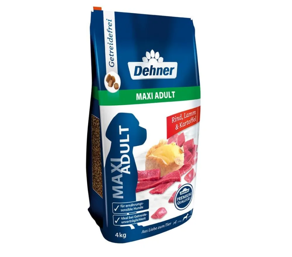 Dehner Premium Trockenfutter Hund > Trockenfutter für Hunde Maxi Adult, Rind & Kartoffel