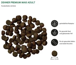 Dehner Premium Trockenfutter Hund > Trockenfutter für Hunde Maxi Adult, Ente & Kartoffel