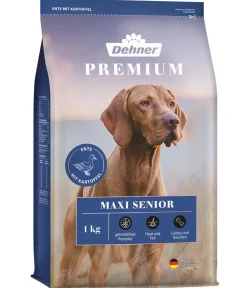 Dehner Premium Trockenfutter Hund > Trockenfutter für Hunde Maxi Senior, Ente & Kartoffel