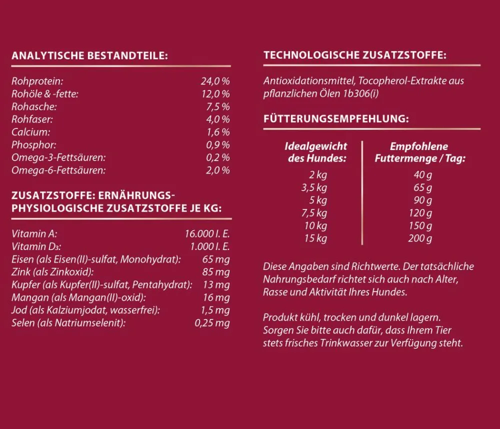 Dehner Premium Trockenfutter Hund > Trockenfutter für Hunde Mini Adult, Rind & Kartoffel