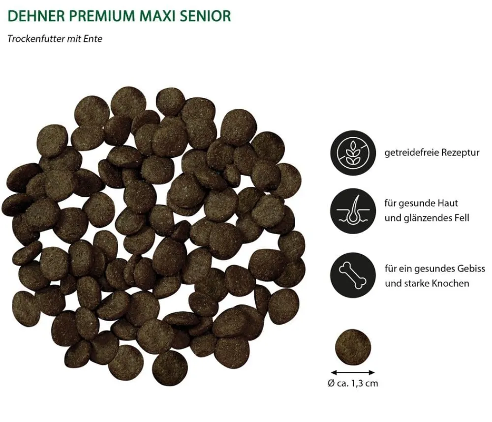 Dehner Premium Trockenfutter Hund > Trockenfutter für Hunde Mini Adult, Ente & Kartoffel