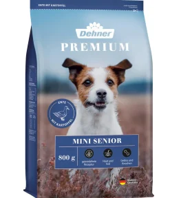 Dehner Premium Trockenfutter für Hunde Mini Senior, Ente mit Kartoffel Discount