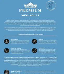 Dehner Premium Trockenfutter für Hunde Mini Adult, Seefisch Best