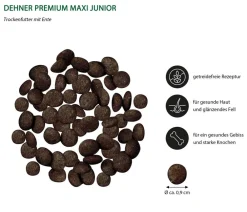 Dehner Premium Trockenfutter Hund - Trockenfutter für Hunde Maxi Junior