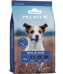 Dehner Premium Trockenfutter für Hunde Mini Junior, Ente & Kartoffel Online