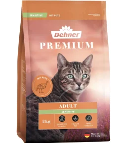 Dehner Premium Trockenfutter Katze > Trockenfutter für Katzen Sensitive Adult, Pute