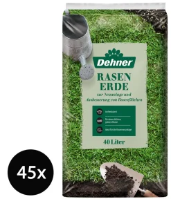 Dehner Rasenerde, 45 x 40 Liter New