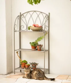 Dehner Gartenschränke & -Regale > Regal Luca, ca. B58/H115/T29 cm