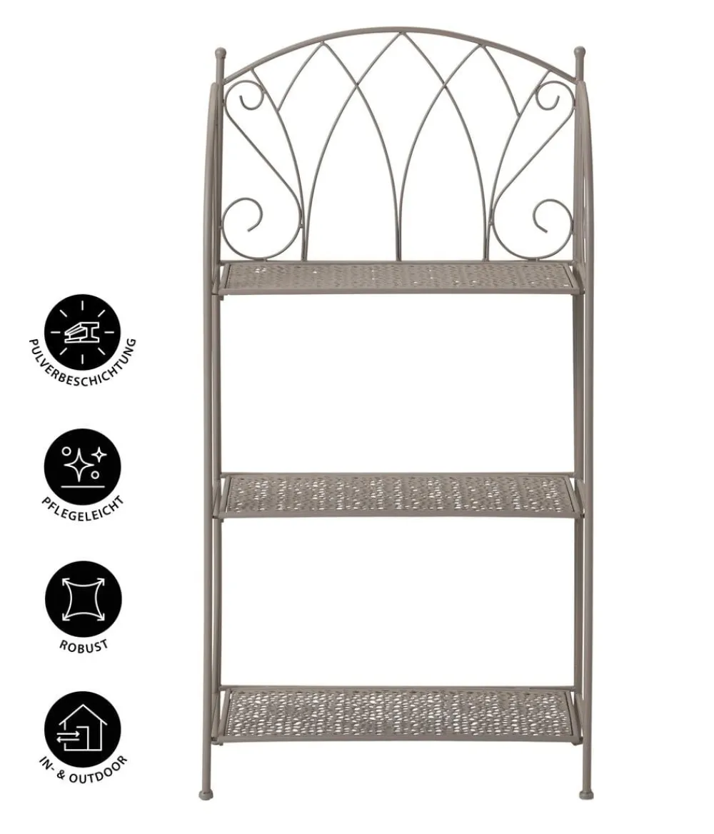 Dehner Gartenschränke & -Regale > Regal Luca, ca. B58/H115/T29 cm