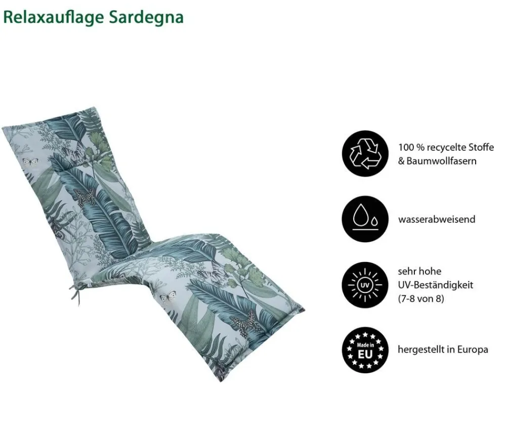 Dehner Relaxauflage Sardegna, ca. B50/H4/T168 cm
