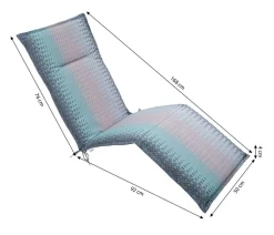 Dehner Relax- & Liegenauflagen > Relaxauflage Trentino, ca. B50/H4/T168 cm