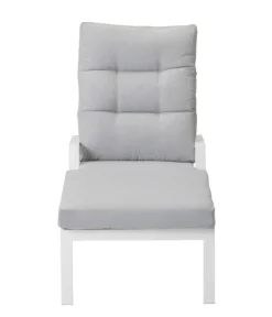 Dehner Relaxliegen|Gartenliegen Aluminium - Relaxliege Formentera, ca. B66/H97/T188,5 cm Weiß