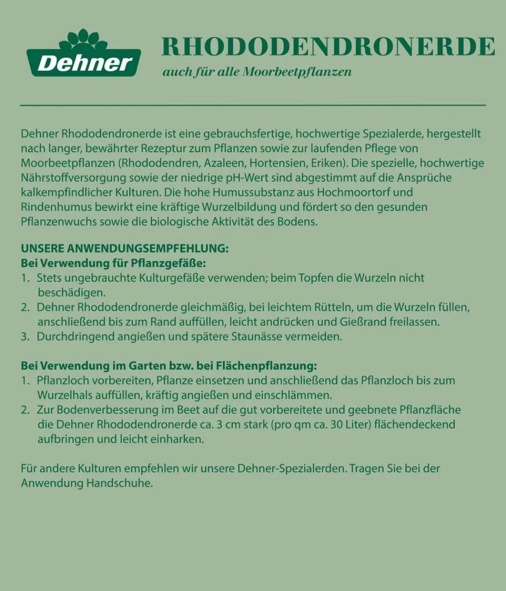 Dehner Blumenerde > Rhododendronerde, 57 x 40 Liter