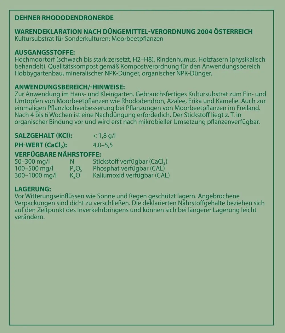 Dehner Blumenerde > Rhododendronerde, 57 x 40 Liter