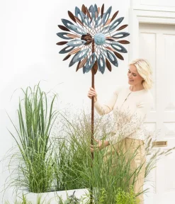 Dehner Windspiele & Gartenstecker - Riesen Windrad, /, ca. Ø61/H213 cm
