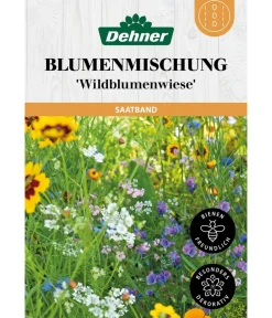 Dehner Saatband Blumenmischung 'Wildblumenwiese', L5 m Online