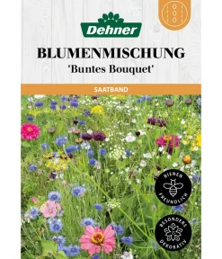 Dehner Blumensamen > Saatband Blumenmischung 'Buntes Bouquet", L5 m