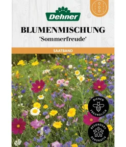 Dehner Blumensamen - Saatband Blumenmischung 'Sommerfreude', L5 m