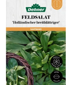Dehner Saatband Feldsalat 'Holländischer breitblättriger', L5 m Discount