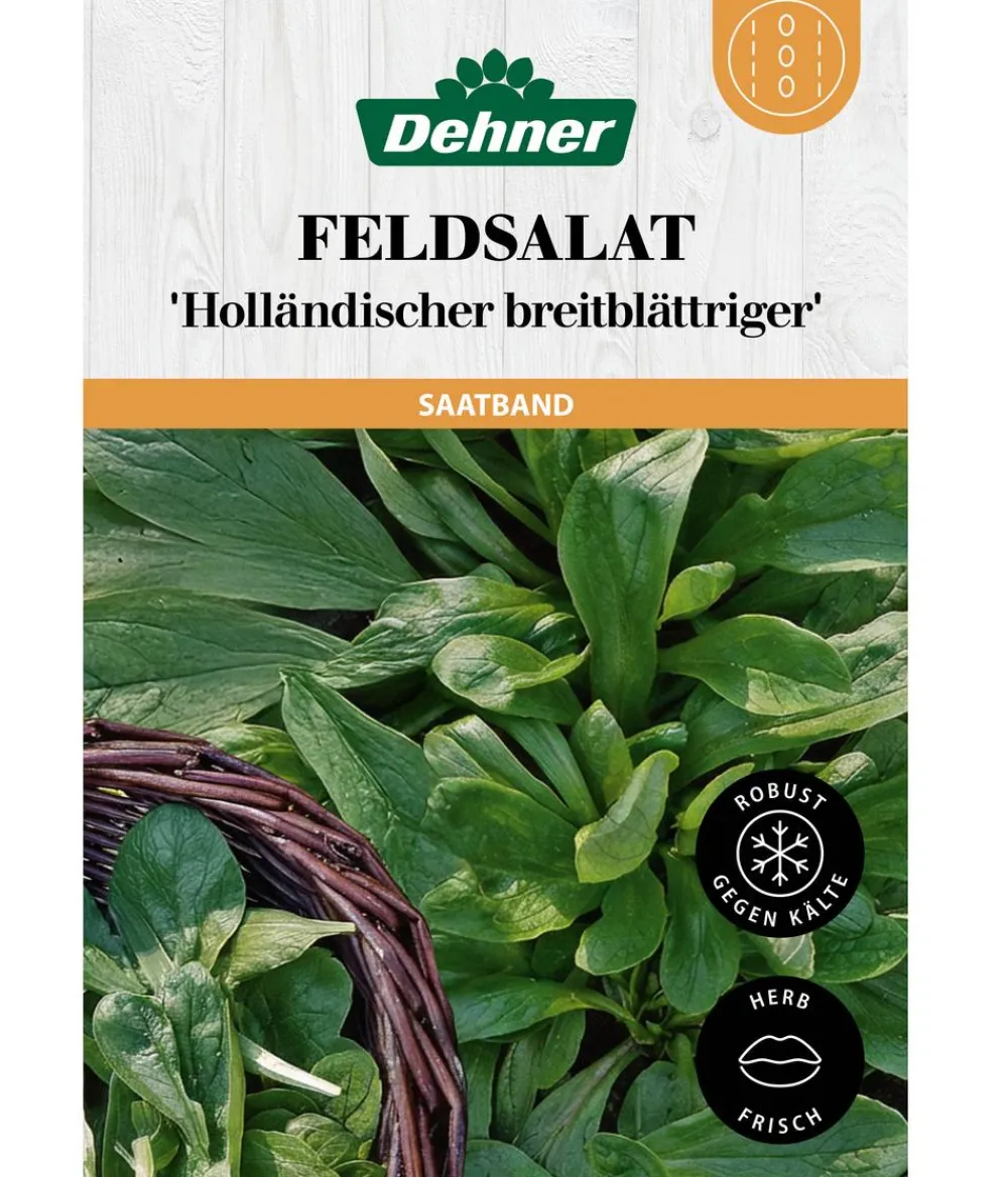 Dehner Saatband Feldsalat 'Holländischer breitblättriger', L5 m Discount