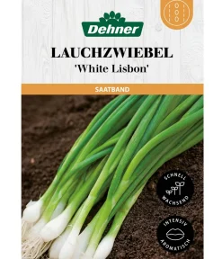 Dehner Gemüsesamen > Saatband Lauchzwiebel 'White Lisbon', L5 m