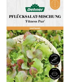 Dehner Saatband Pflücksalat-Mischung 'Fitness Pur', L5 m Best