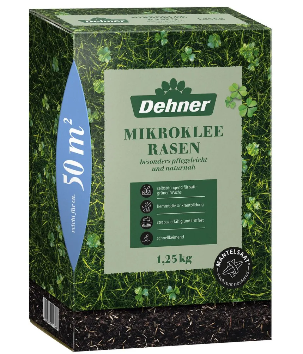 Dehner Rasensamen - Saatgut Mikroklee-Rasen