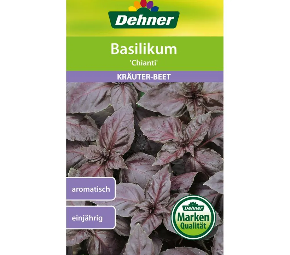 Dehner Kräutersamen > Samen Basilikum 'Chianti'