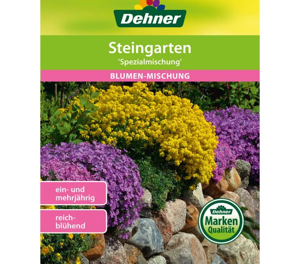 Dehner Samen Blumenmischung 'Steingarten' Bunt New