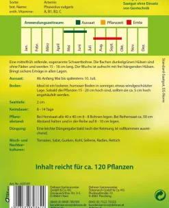Dehner Gemüsesamen - Samen Buschbohne 'Artemis'