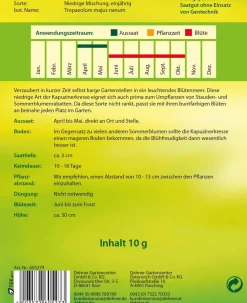 Dehner Blumensamen > Samen Kapuzinerkresse 'Niedrige Mischung'