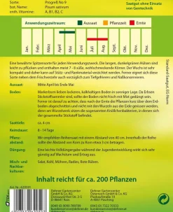 Dehner Gemüsesamen - Samen Markerbse 'Progreß No 9'
