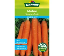 Dehner Gemüsesamen - Samen Möhre 'Nantaise 2/Topfix'